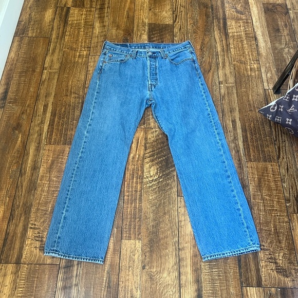 Levi’s 501 blue denim jeans 33 waist - Picture 11 of 16